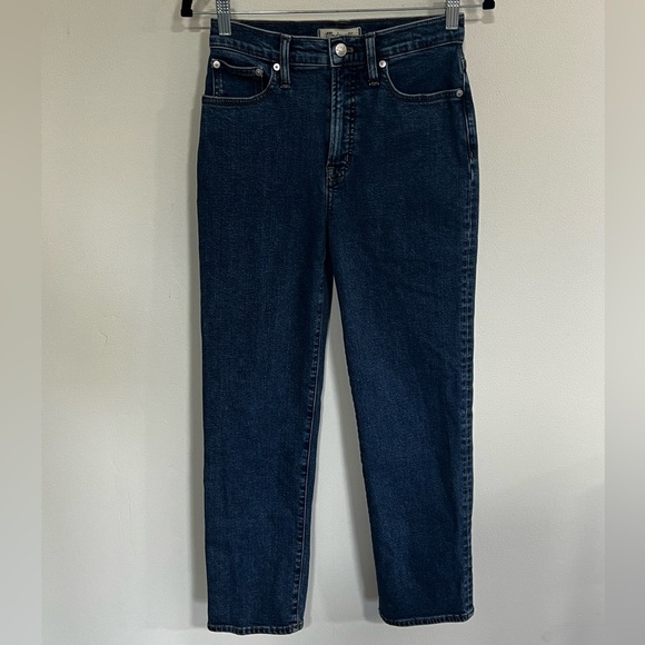 Madewell The Perfect Vintage Straight Jeans Bright Indigo Instacozy Edition - Picture 5 of 15